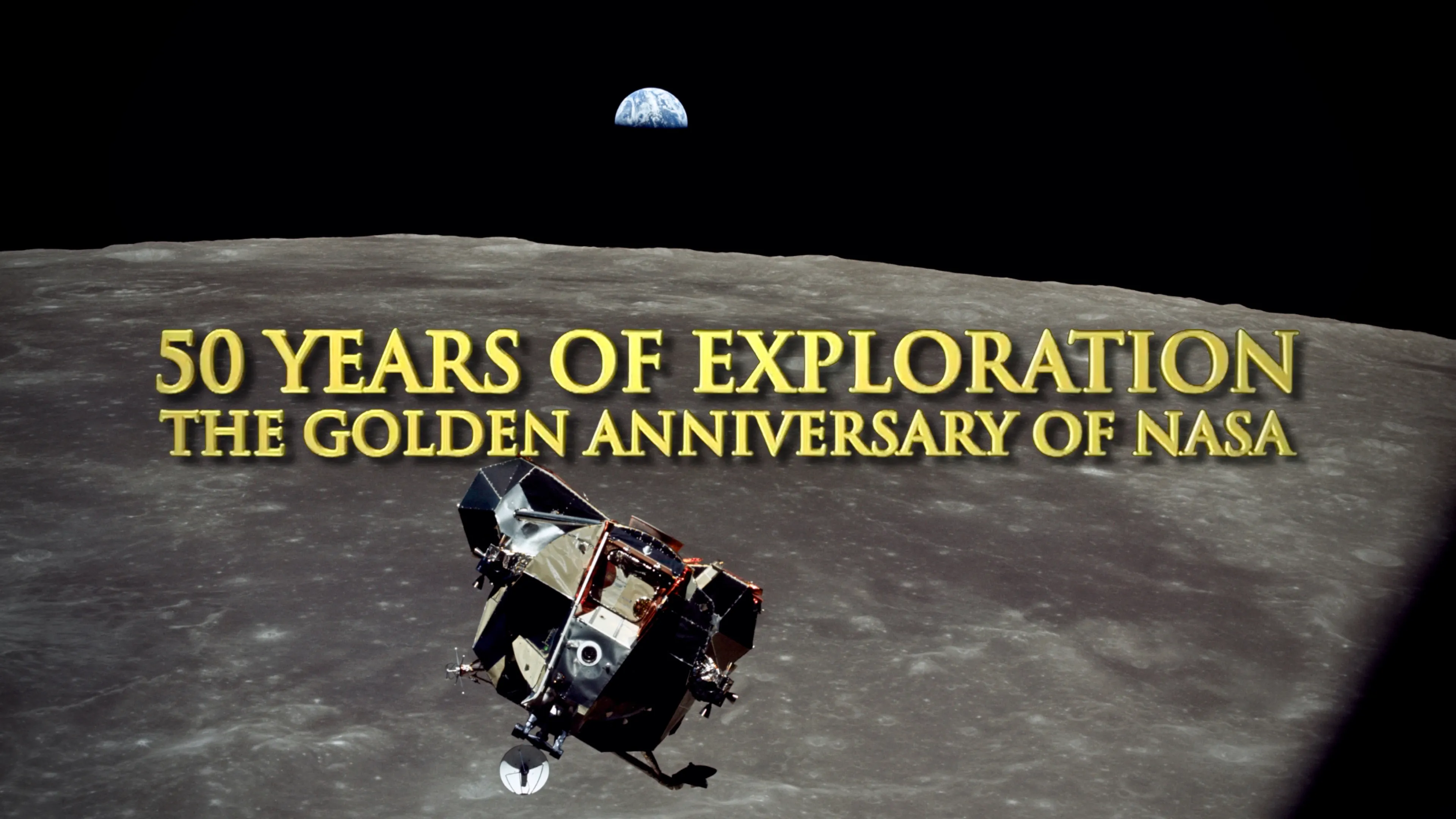 50 Years of Exploration: The Golden Anniversary of NASA poster